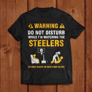 Pittsburgh Steelers - Warning T-Shirt